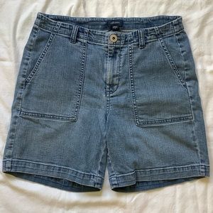 J.Jill denim cargo shirt